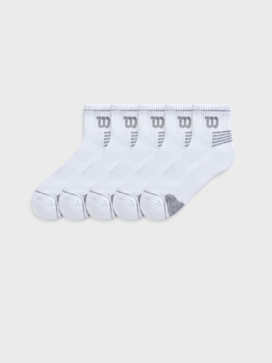 מארז 5 גרביים באורך רבע WILSON